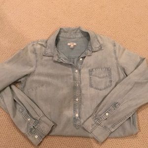 J. Crew chambray denim shirt